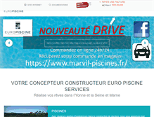 Tablet Screenshot of marvil-piscines.fr